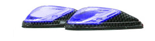 LED MARKER LIGHTS, MINI-FLUSH MT. C.F. BODY, BLUE (1 LED)