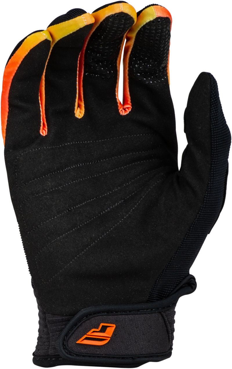 Load image into Gallery viewer, YOUTH F-16 GLOVES BLACK/YELLOW/ORANGE YM 377-211YM image 2
