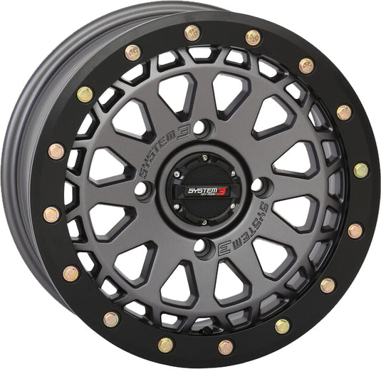 SB6 BL WHEEL 15X7 4+3 (+10MM) 4/156 GUN METAL GREY 15S3-6655 image 1