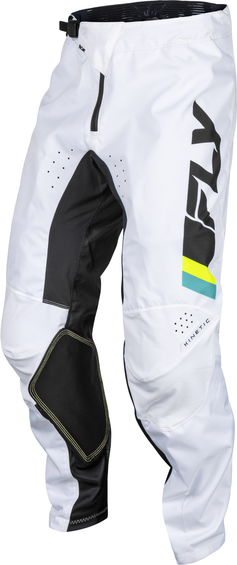 Load image into Gallery viewer, KINETIC PRIX PANTS WHITE/BLACK/HI-VIS SZ 30 377-43330 image 4

