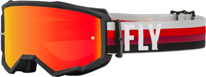 ZONE GOGGLE BLACK/RED W/ RED MIRROR/AMBER LENS 37-51493 image 1