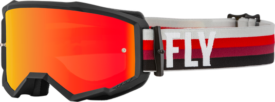 ZONE GOGGLE BLACK/RED W/ RED MIRROR/AMBER LENS 37-51493 image 1