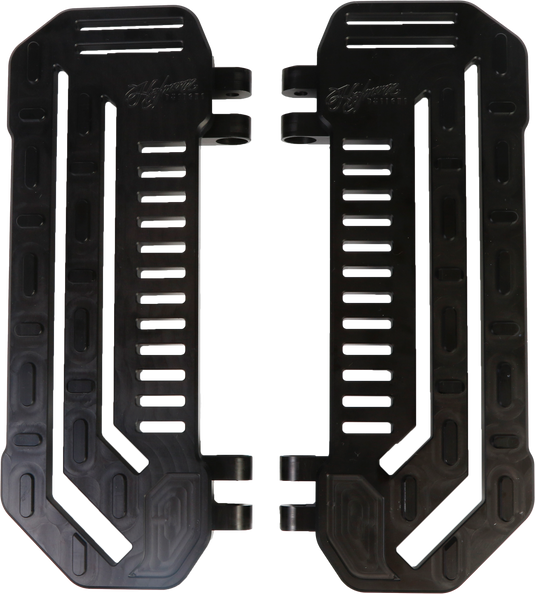 H/D BILLET FLOORBOARDS BLACK HDB-1003B image 1