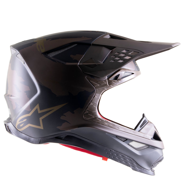 Load image into Gallery viewer, S-M10 LE SQUAD 23 HELMET DARK BROWN/KANGAROO GOLD MD 8302823-839-M image 5
