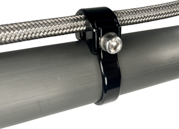 TUBING MOUNTED CABLE/LINE BLACK MODCLR-BK image 1