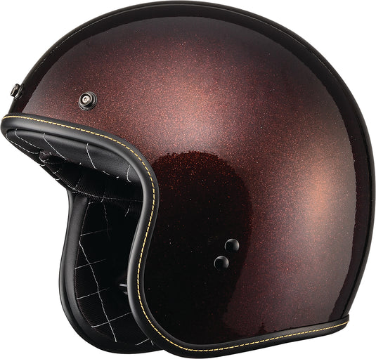 .38 METAL FLAKE HELMET ROOT BEER LG 73-8232L image 1