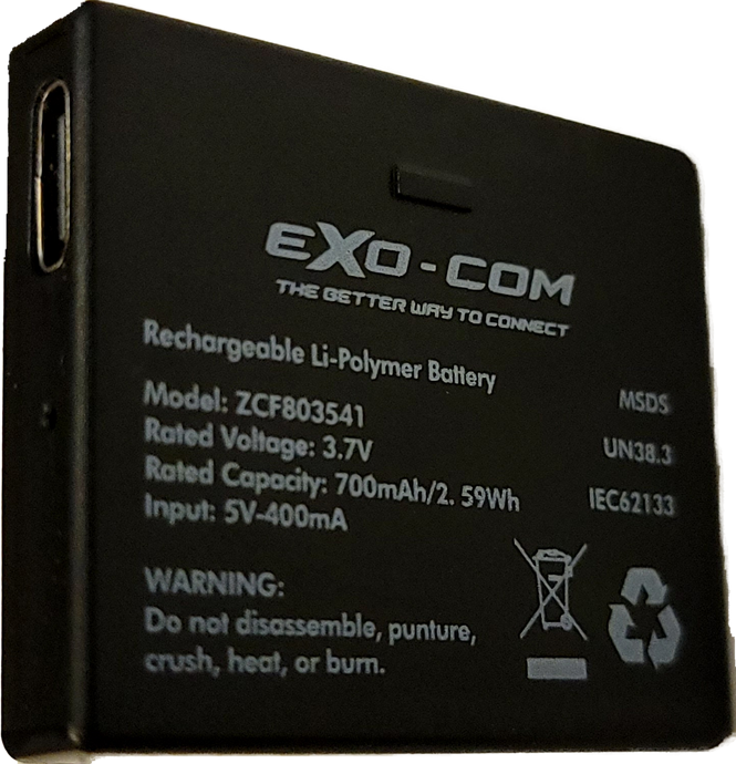 EXO-COM REPLACEMENT SPARE BATTERY 338108 image 1