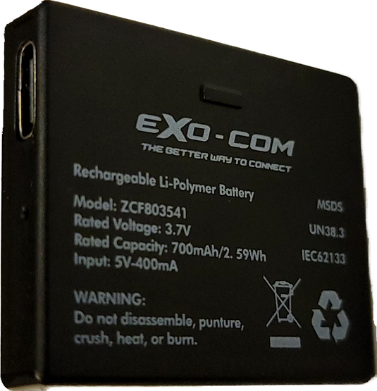 EXO-COM REPLACEMENT SPARE BATTERY 338108 image 1