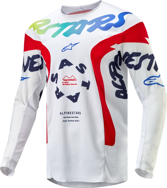 RACER HANA JERSEY WHITE/MULTICOLOR XL 3768324-258-XL image 1