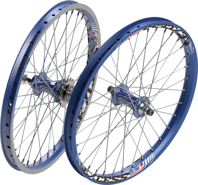 351 PRO WHEEL SET BLUE 24X1.75