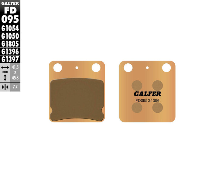BRAKE PADS SINTERED FD095G1396 FD095G1396 image 1