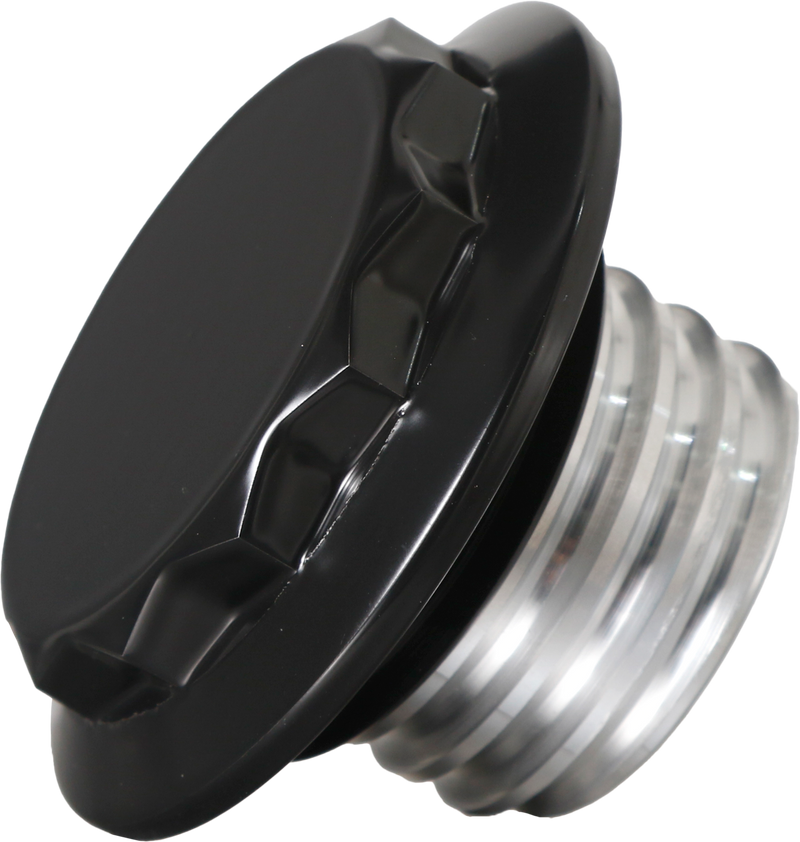 Load image into Gallery viewer, H/D BILLET 12 POINT VENTED BLACK FUEL CAP HDB-1001B image 1
