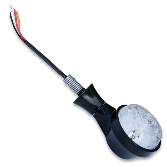 LED TURN SIGNAL AMBER UNIV BLACK PR B13-2503B image 2