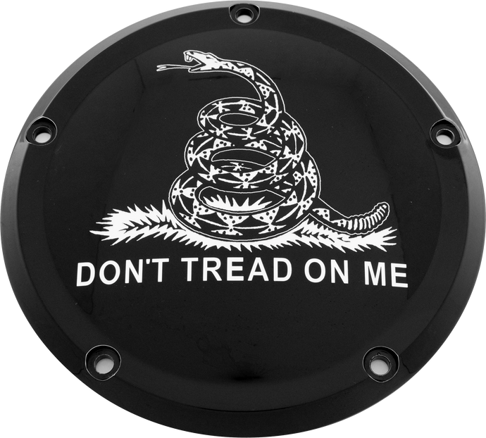 6   M8 SOFTAIL DERBY COVER DON'T TREAD BLACK PATR08-67BG image 1