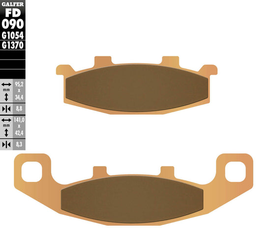 BRAKE PADS SINTERED FD090G1370 FD090G1370 image 1