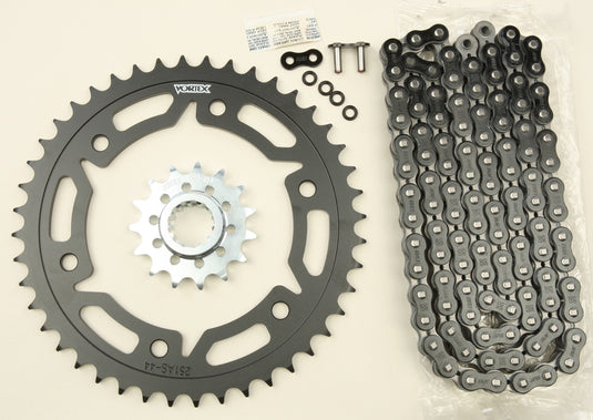 SPROCKET/CHAIN KIT STL/STL 15/44T SIL SX3 520-112L BLK CK6343 image 1