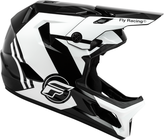 YOUTH RAYCE HELMET BLACK/WHITE/GREY YL 73-3609YL image 4