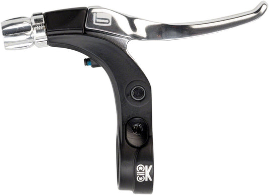 V-POINT BRAKE LEVER SHORT SILVER BR3691 image 1