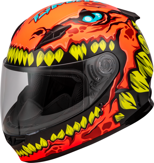 YOUTH GM-49Y DRAX HELMET ORANGE YL F1499272 image 1