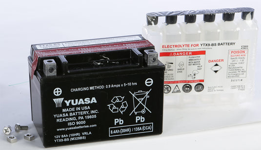 BATTERY YTX9-BS MAINTENANCE FREE YUAM329BSIND image 1
