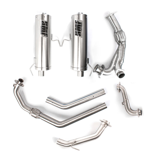 TITAN DUAL FULL SYSTEM STAINLESS EXHAUST 516576637488 image 1