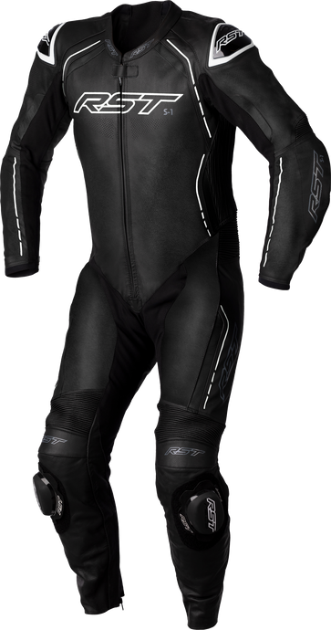 S1 CE SUIT BLACK/BLACK/WHITE LTHR 2XL 102987WHI-48 image 1