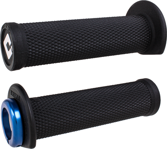ATV/PWC RUFFIAN LOCKON GRIP 125MM BLACK/BLUE J33RFB-U image 1