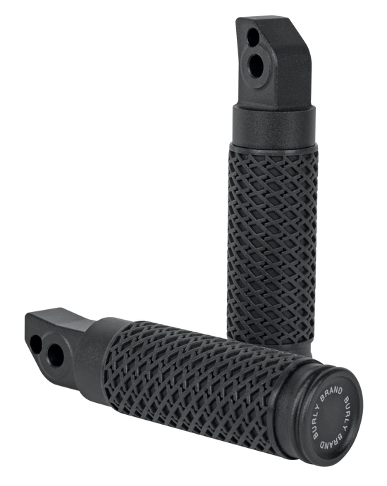 SLASH CUT PASS FOOT PEGS BLACK B13-1205B image 1