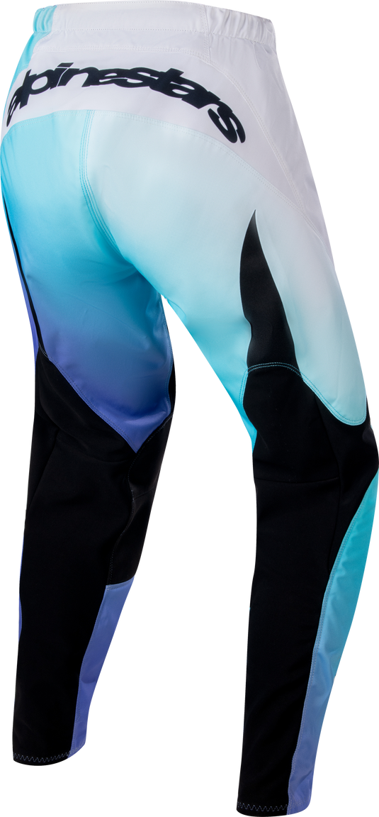 STELLA FLUID PANT WHITE/TURQUOISE SZ 26 3752724-276-26 image 2