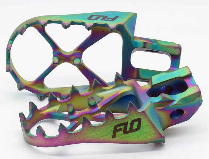 TITANIUM FOOT PEGS JET FUEL HUS/KTM TI-795-4JET image 1