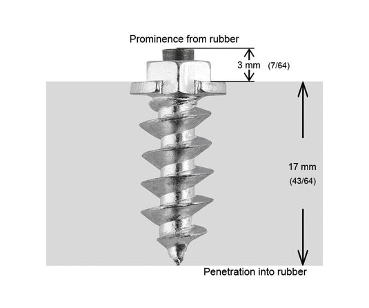 18MM SHOUDLER SCREW STUDS QTY 200 SS-18200 image 1