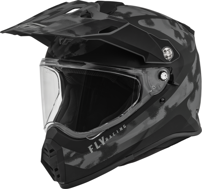 TREKKER PULSE HELMET MATTE GREY/BLACK CAMO MD 73-7026M image 1