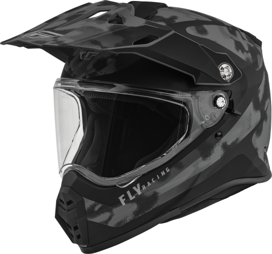 TREKKER PULSE HELMET MATTE GREY/BLACK CAMO MD 73-7026M image 1