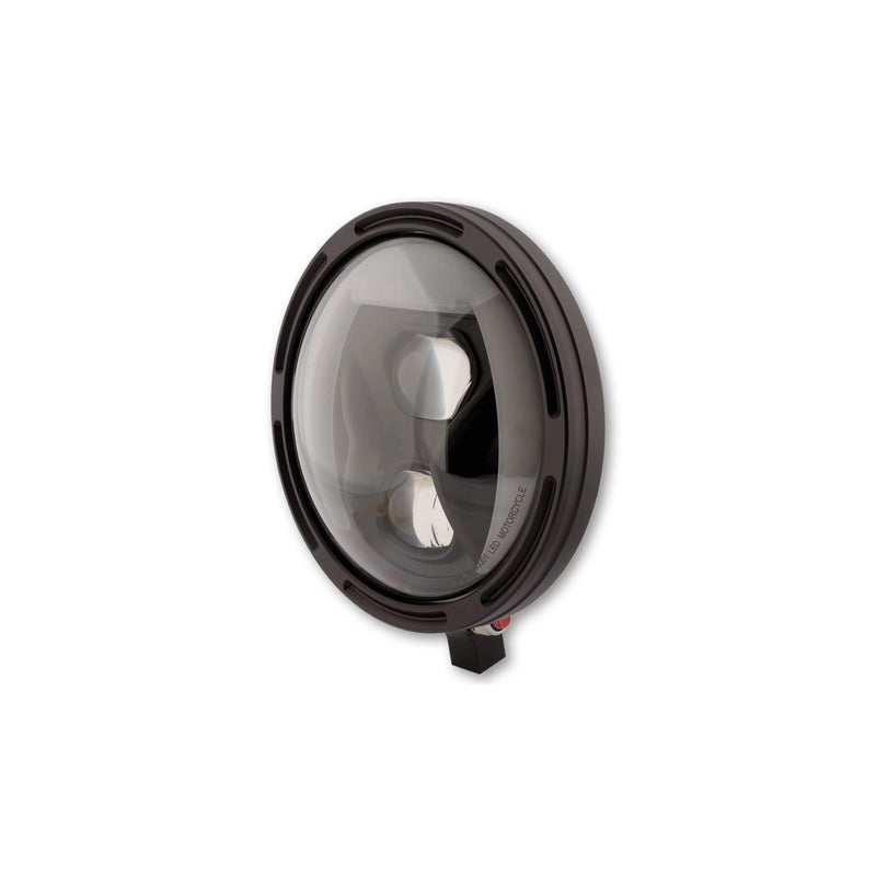 Load image into Gallery viewer, HEADLIGHT TYPE 8 ADAPTIVE LED R1 FRAME 7&quot; BOTTOM MOUNT 223-257 image 1
