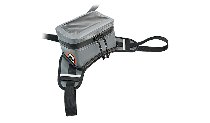 BUCKIN ROLL TANK BAG GREY BNR20-G image 1