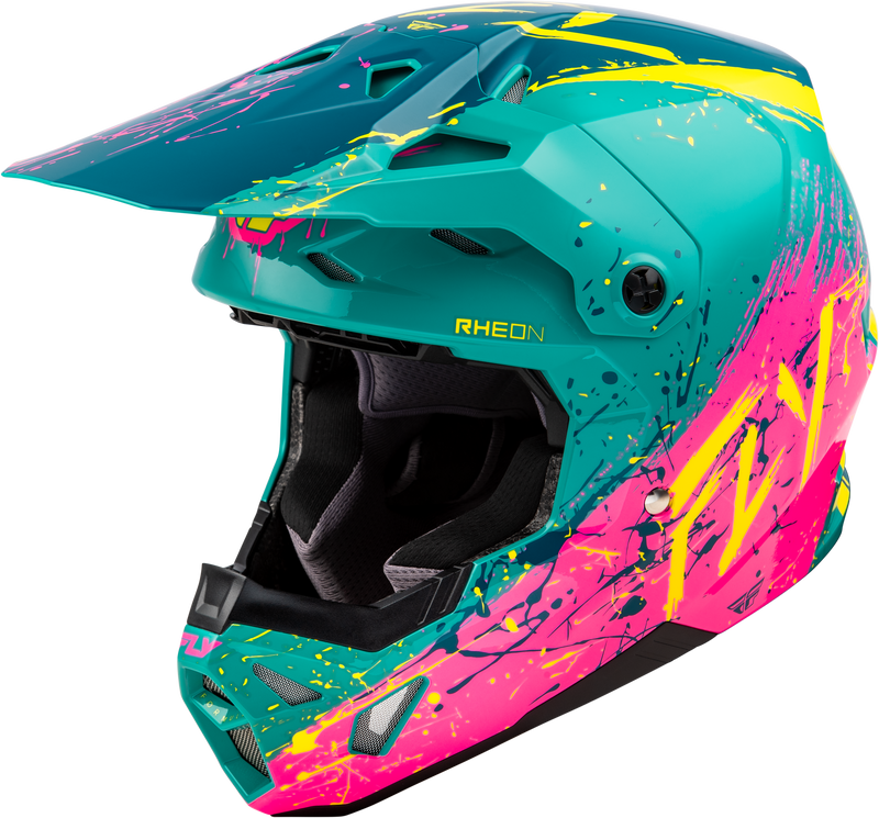Load image into Gallery viewer, FORMULA CP MANIC HELMET BLUE/PINK/YELLOW XS 73-0055XS image 1
