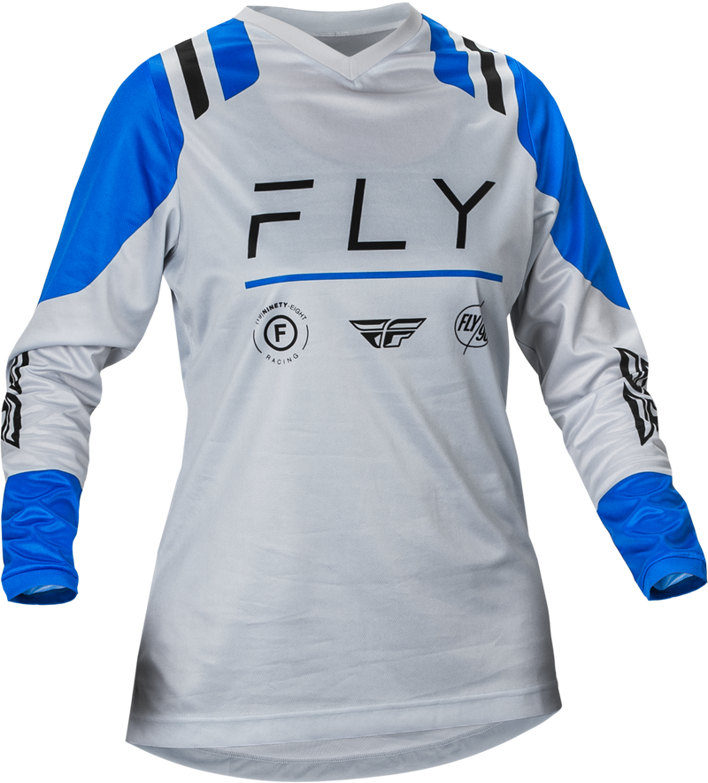 Load image into Gallery viewer, WOMEN&#39;S F-16 JERSEY ARCTIC GREY/BLUE 2X 377-8202X image 1
