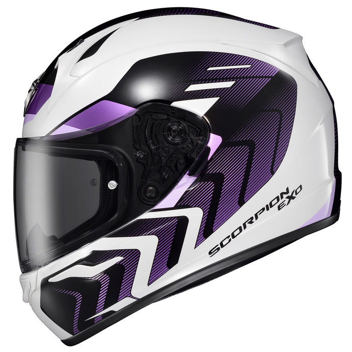 EXO-R320 FULL-FACE HELMET ALCHEMY WHITE/PURPLE XL 32-4046 image 1