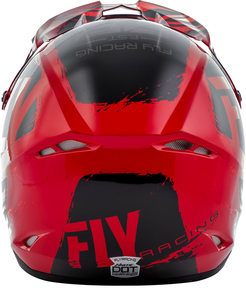 Load image into Gallery viewer, KINETIC BURNISH HELMET BLACK/RED/ORANGE MD 73-3392-6-M image 3
