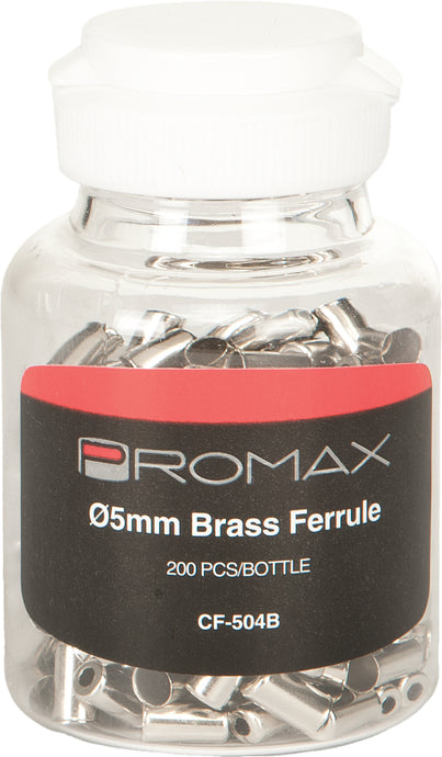 BRASS FERRULES 5MM 200/PCS PX-DC14CF504-CP image 1