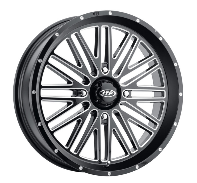 MOMENTUM WHEEL BLK/MAC 20X6.5 4/137 4+2.5 (+10MM) 20MT118BX image 1
