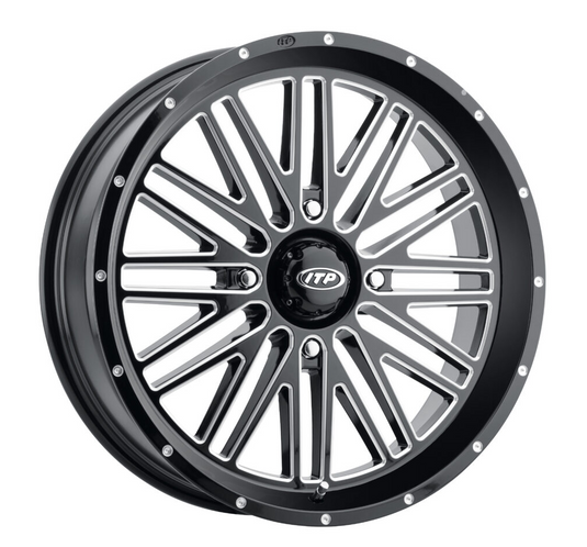 MOMENTUM WHEEL BLK/MAC 18X6.5 4/137 4+2.5 (+10MM) 18MT118BX image 1