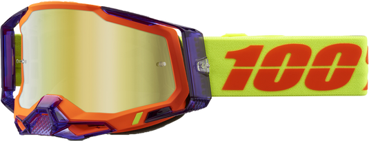 RACECRAFT 2 GOGGLE PANAM MIRROR GOLD LENS 50010-00021 image 1