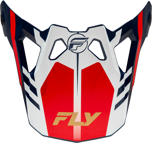 FORMULA CP KRYPTON VISOR RED/WHITE/NAVY M-2X 73-0045 image 1