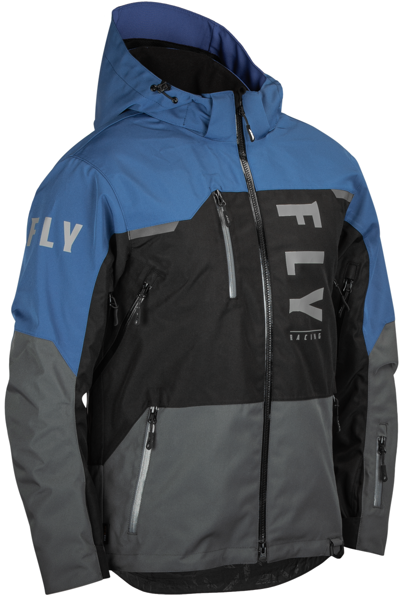 Load image into Gallery viewer, CARBON JACKET BLACK/GREY/BLUE 2X 470-52022X image 1
