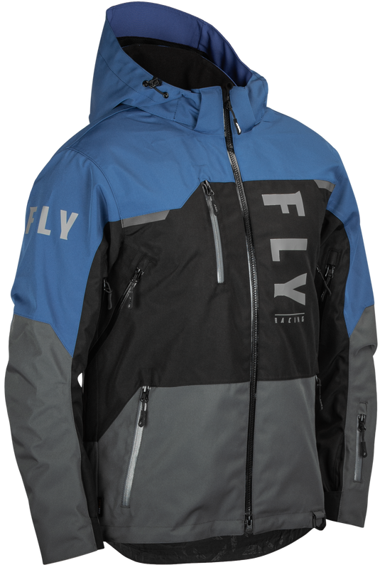 CARBON JACKET BLACK/GREY/BLUE 2X 470-52022X image 1