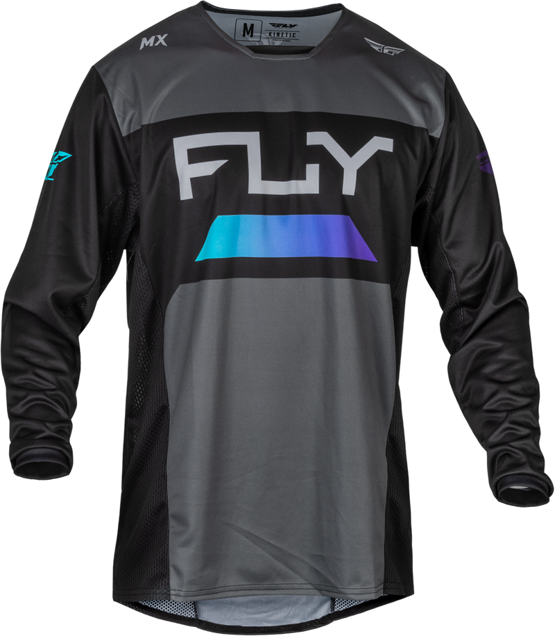 Load image into Gallery viewer, KINETIC RELOAD JERSEY CHARCOAL/BLACK/BLUE IRIDIUM SM 377-520S image 1
