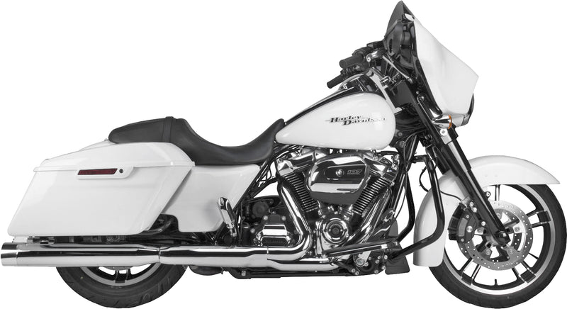 Load image into Gallery viewer, COMP S SLIP-ON TOURING M8 CHROME W/POLISHED END CAP 005-4560499D-P image 2
