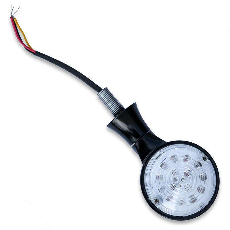 Load image into Gallery viewer, LED TURN SIGNAL AMBER UNIV BLACK PR B13-2503B image 3
