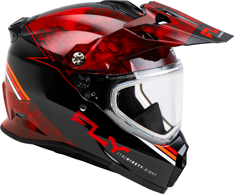 Load image into Gallery viewer, TREKKER CW CONCEAL HELMET DUAL SHLD RED/BLACK SM 73-31358S image 4

